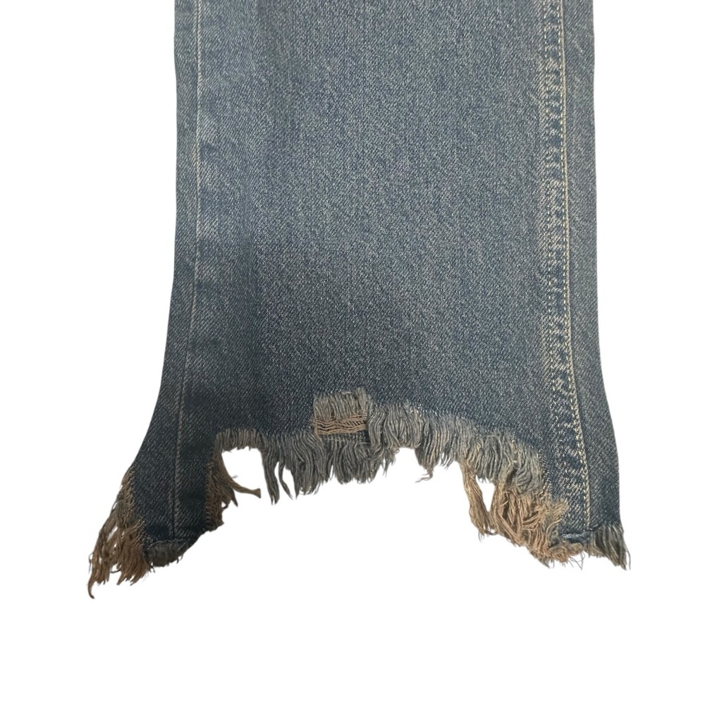 NWT FP We The Free Maggie MidRise Crop Straight Jeans in Back Alley Blue 25 - Picture 6 of 16
